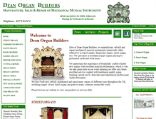 Tablet Screenshot of deanorganbuilders.co.uk